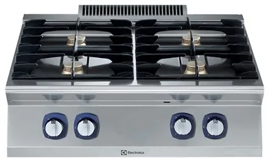 Electrolux Professional 371001 — Cocina a gas de 4 quemadores (módulo 800 mm)
