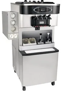 Taylor C712 — Máquina de helado soft de piso, 2 sabores + twist, con bomba