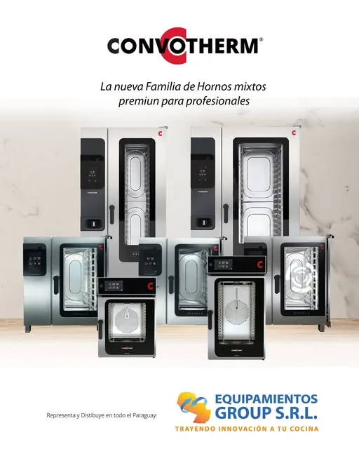 Flyer de Equipamientos Group: la nueva familia de hornos mixtos Convotherm